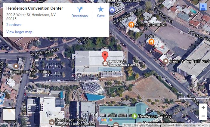 Henderson Convention Center parking Information