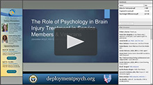 Psychological Consequences of Brain Injury and Implications for Treatment in Service Members and Veterans