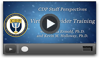 CDP Staff Perspectives - Virtual Provider Training - Jenna Ermold & Kevin Holloway