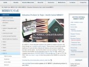 Clinical Education Products Web Page image